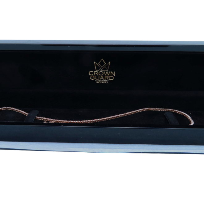 Necklace full diamond Rose gold 43cm