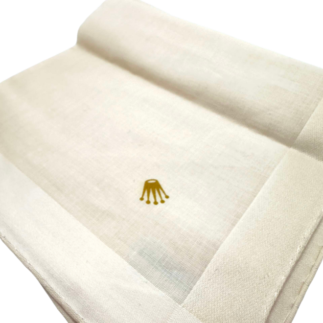 Rolex beige handkerchief 40x40 new from 70's