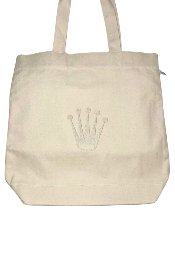 Rolex beige canvas tote bag 50x50cm new