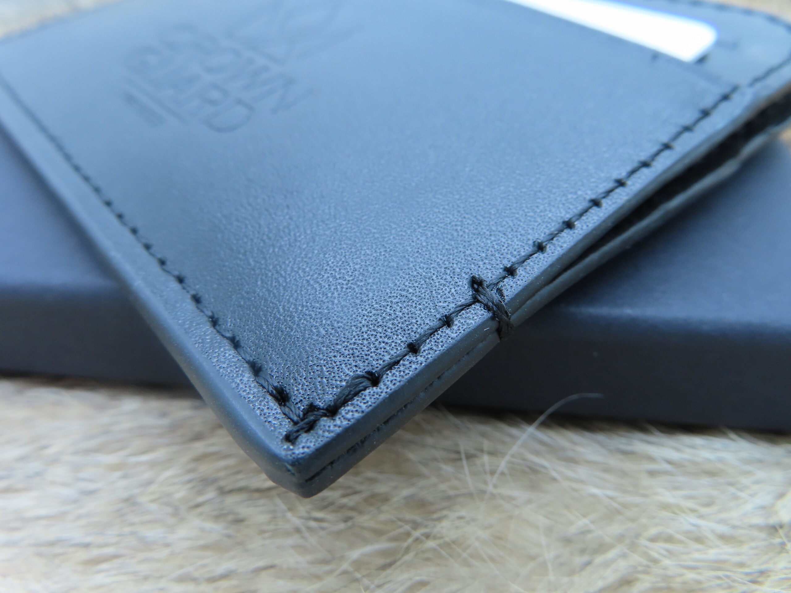 CrownGuard small leather wallet 10 x 7,5 cm - Image 4