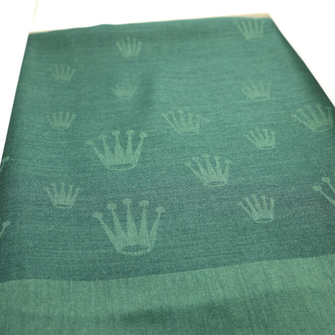 Rolex Scarf/Shawl large cashmere and silk Green