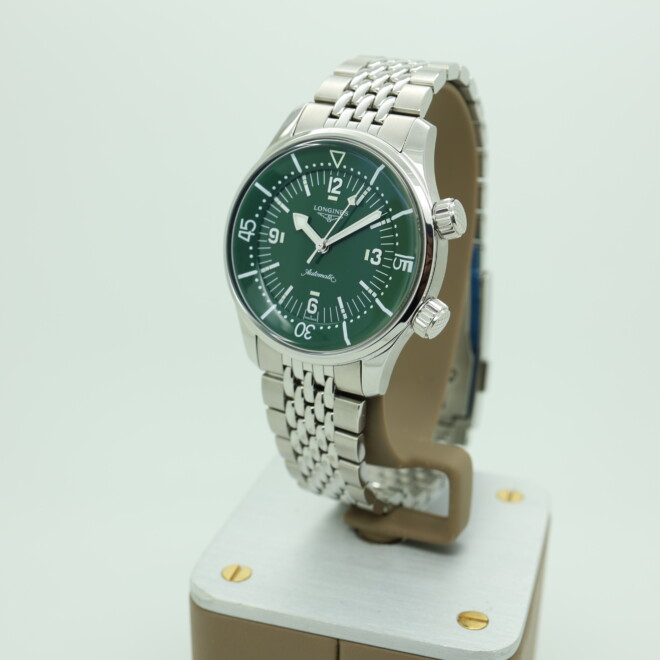 Longines Legend Diver green new 2025 L37644066
