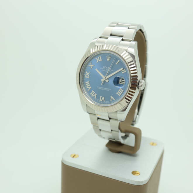 ROLEX Datejust Azzurro 41 mm 116334 2017 foto 1