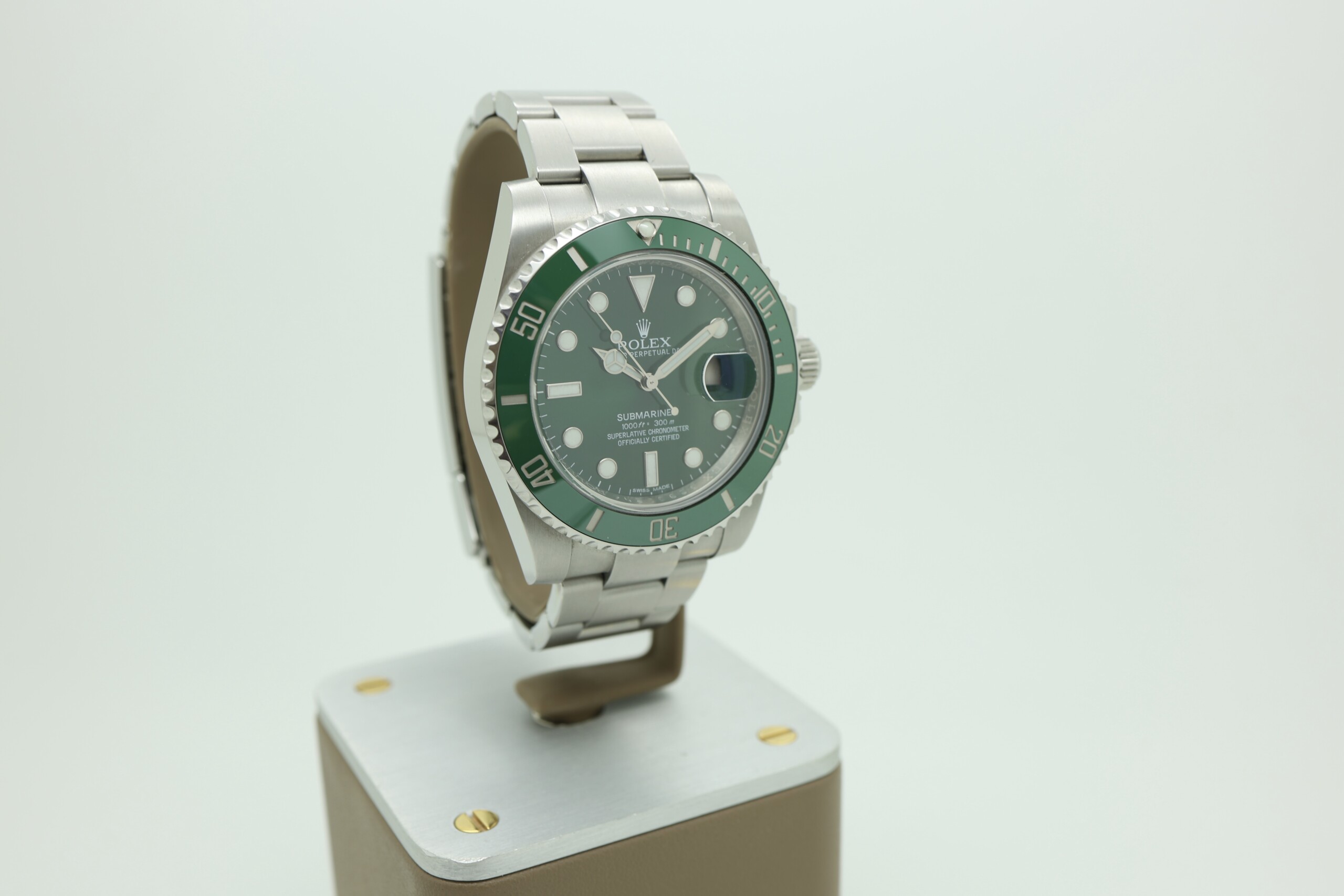 ROLEX Submariner Green 40 mm 116610lv 2016 foto 2