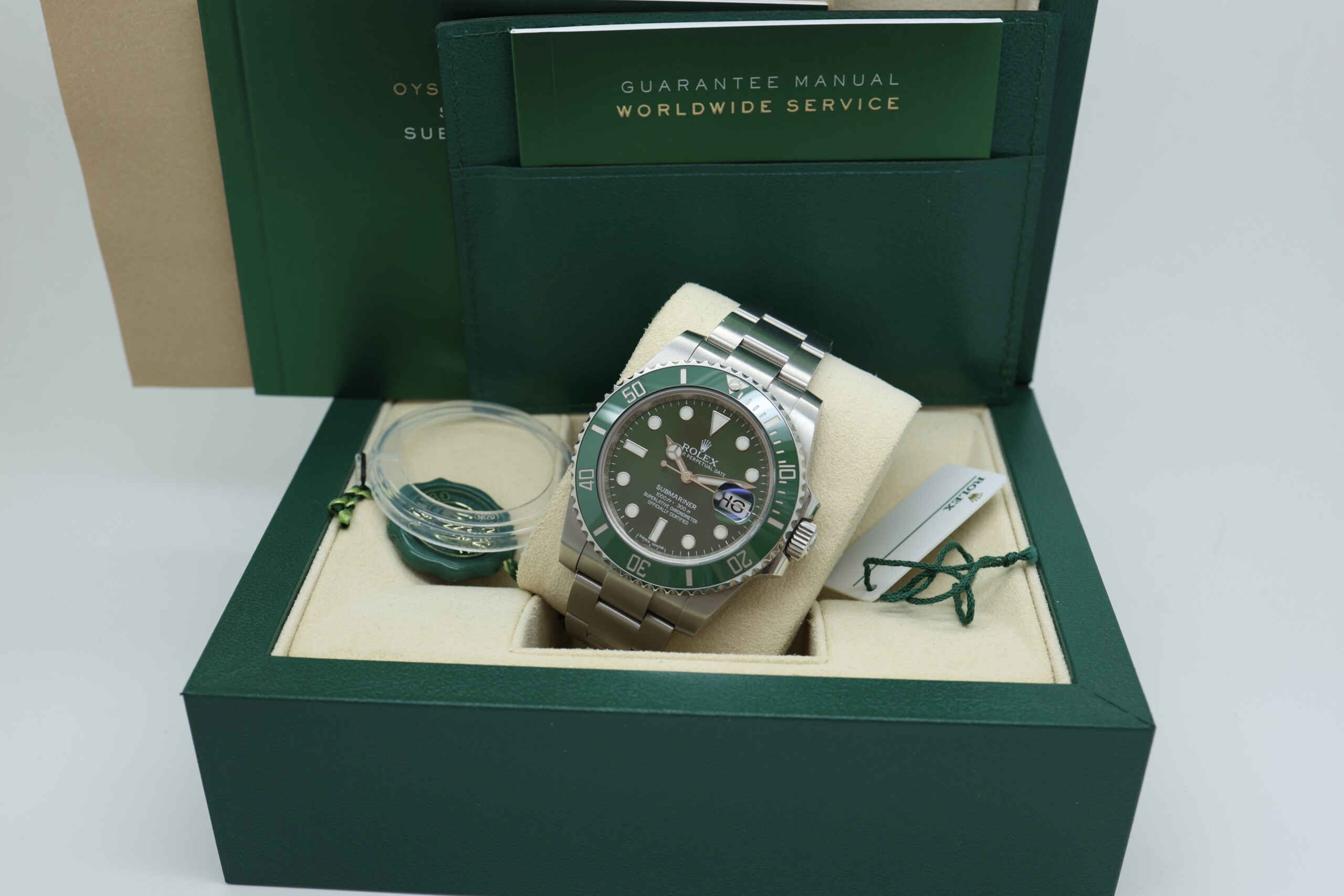 ROLEX Submariner Green 40 mm 116610lv 2016 foto 7